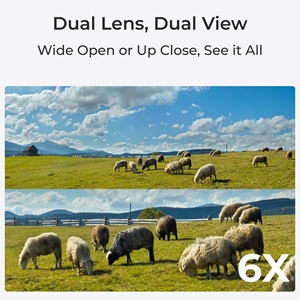 G770-W, 4G LTE 8MP 4K Dual-lens battery camera with auto-zoom tracking