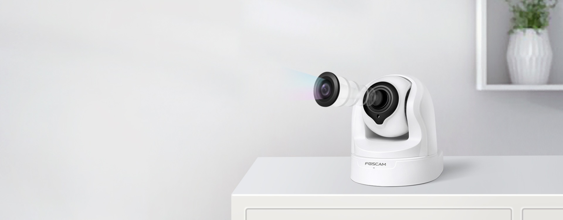 Caméra de sécurité FHD avec zoom 4x